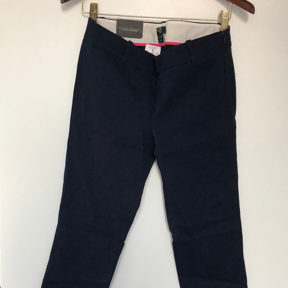 J.Crew Winnie Pant (City Fit) Size 4 (Navy) NWT